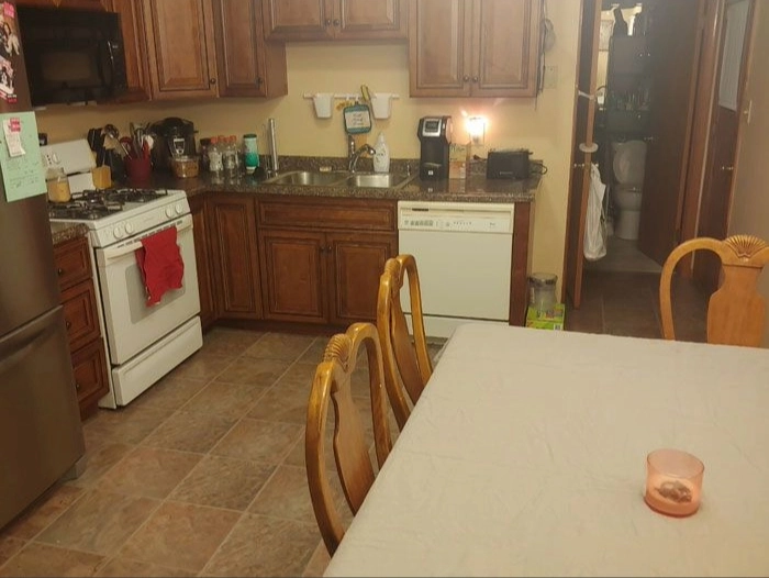 Gleaming kitchen after house cleaning service in Espoo