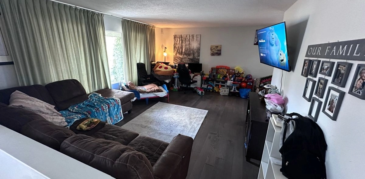 Pristine living room after deep cleaning service in Espoo